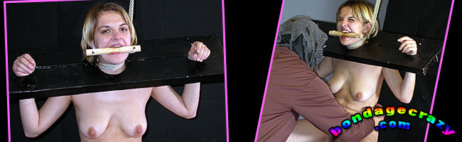 naked women tied up, women in stocks and bondage